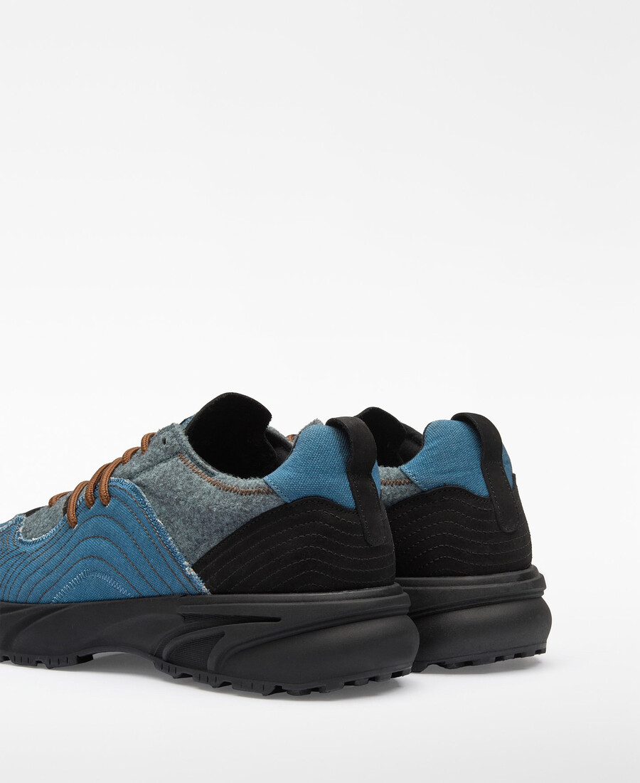 sneaker uomo combinata patchwork