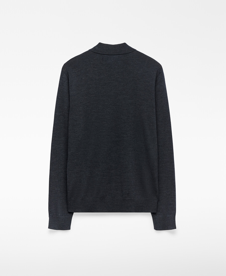 cardigan in lana merino uomo