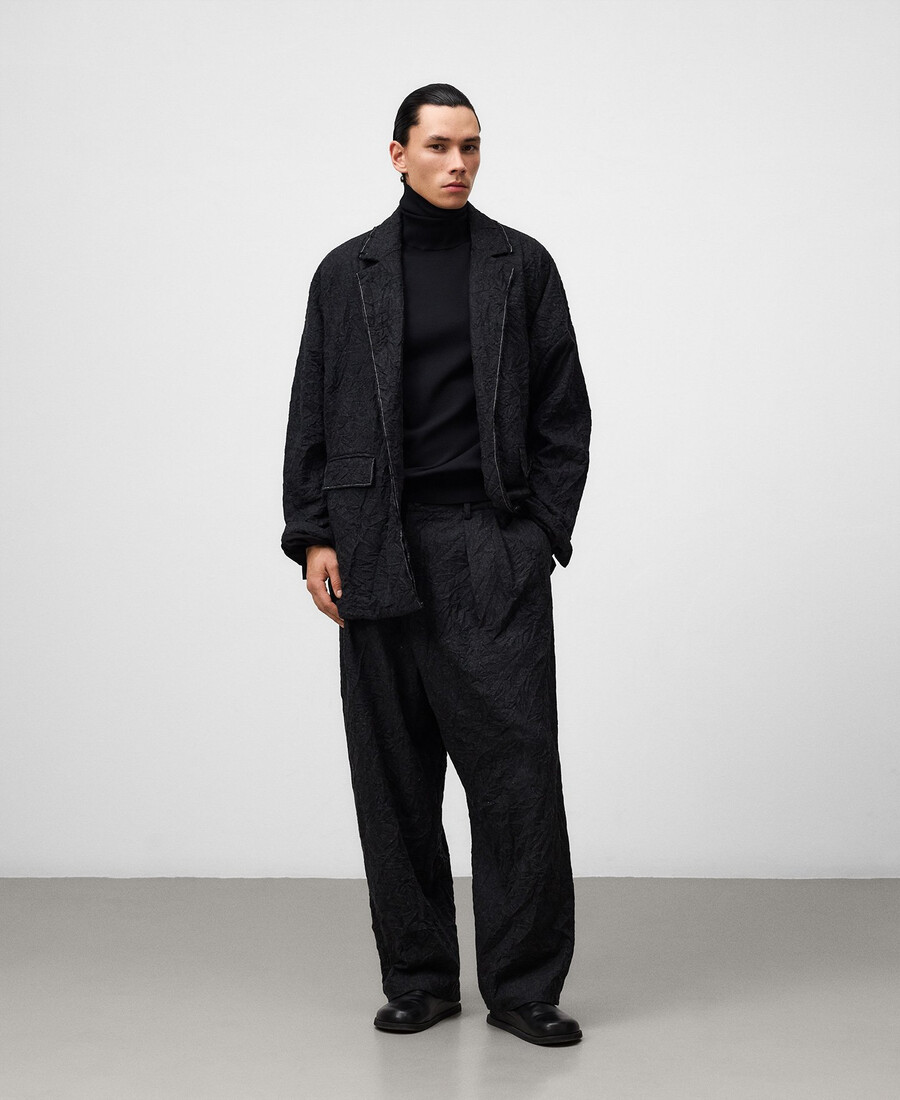 maglione a collo alto slim fit da uomo