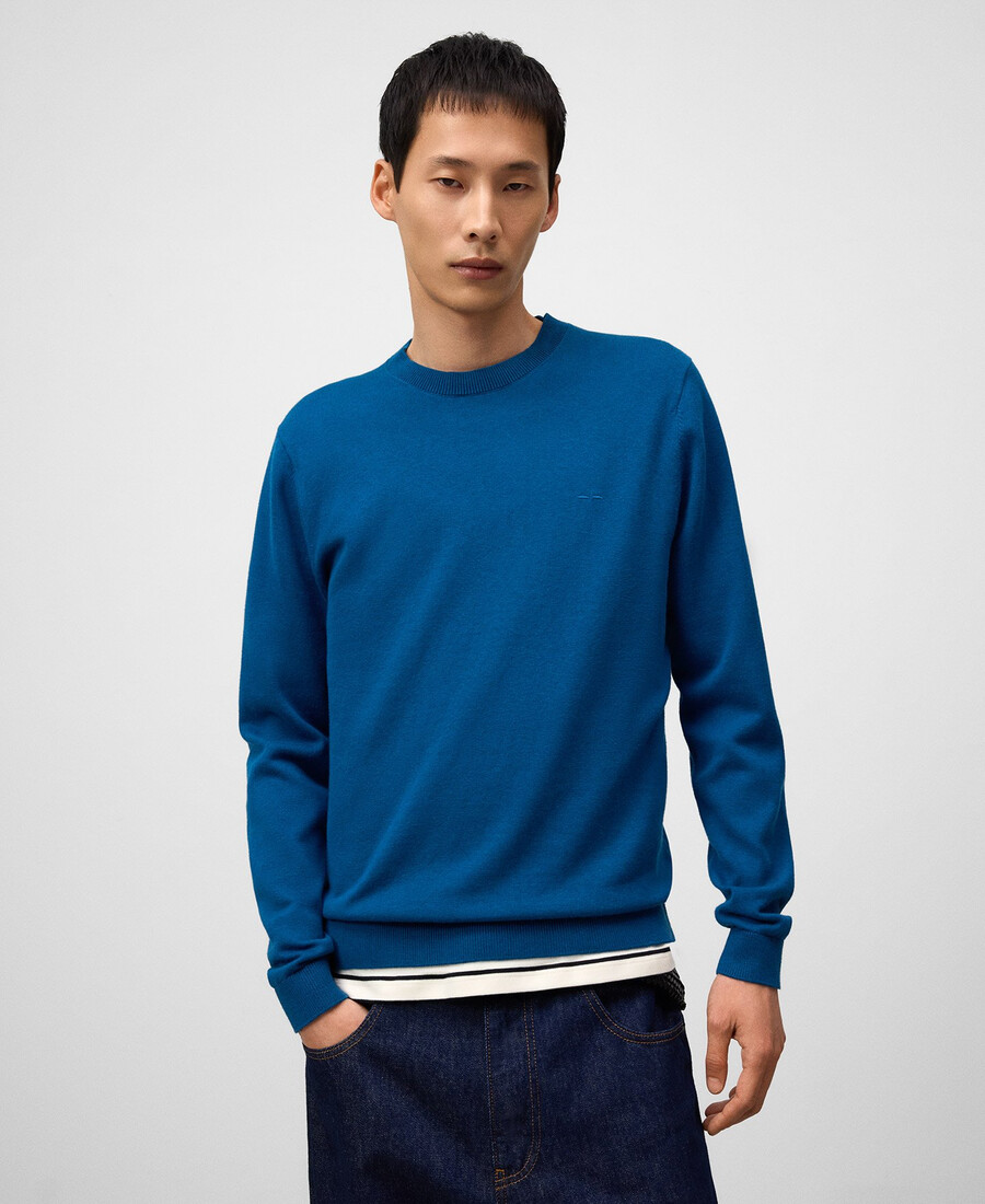 maglione girocollo vestibilità regolare da uomo