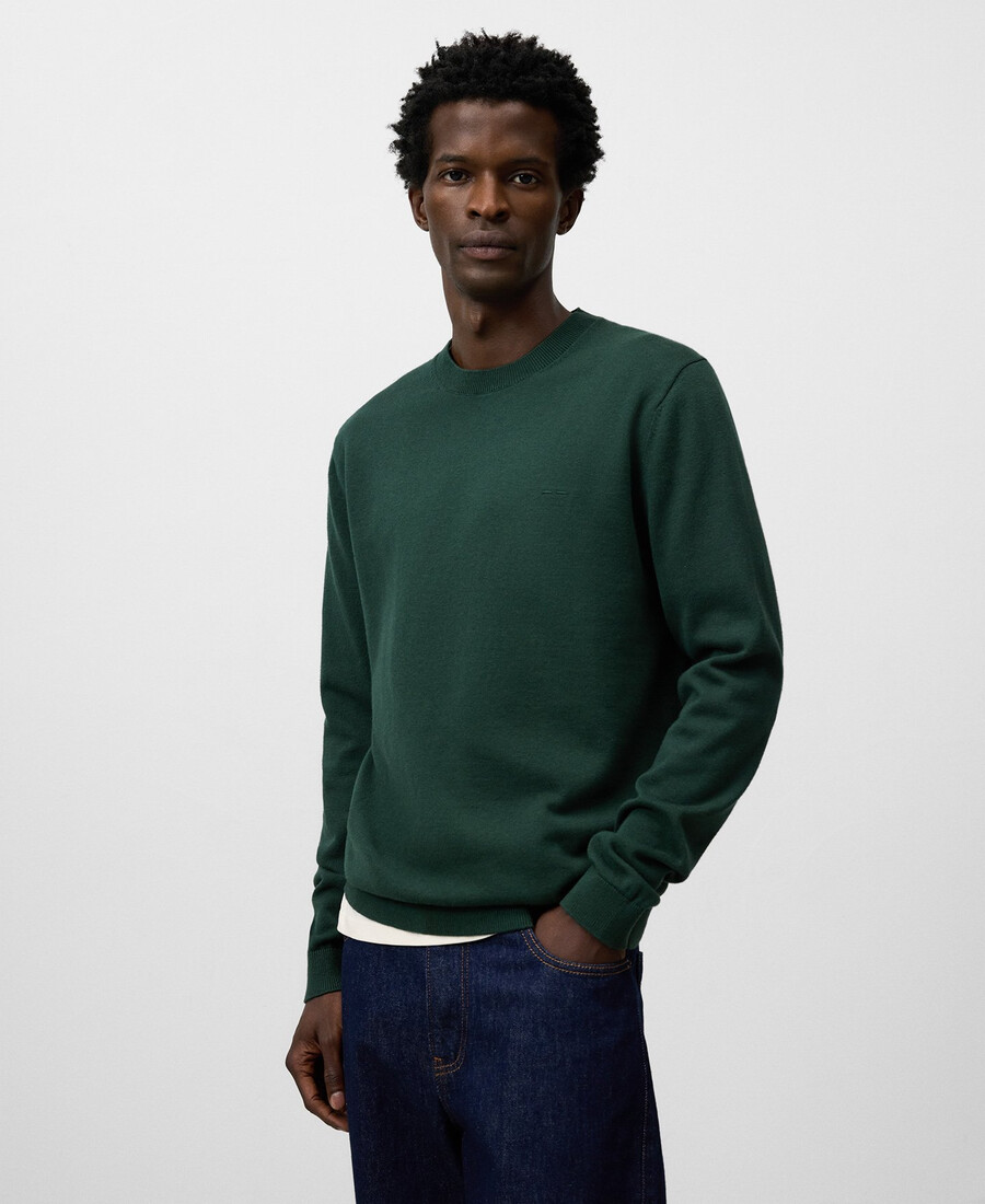 maglione girocollo vestibilità regolare da uomo