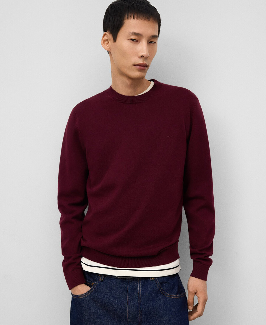 maglione girocollo vestibilità regolare da uomo