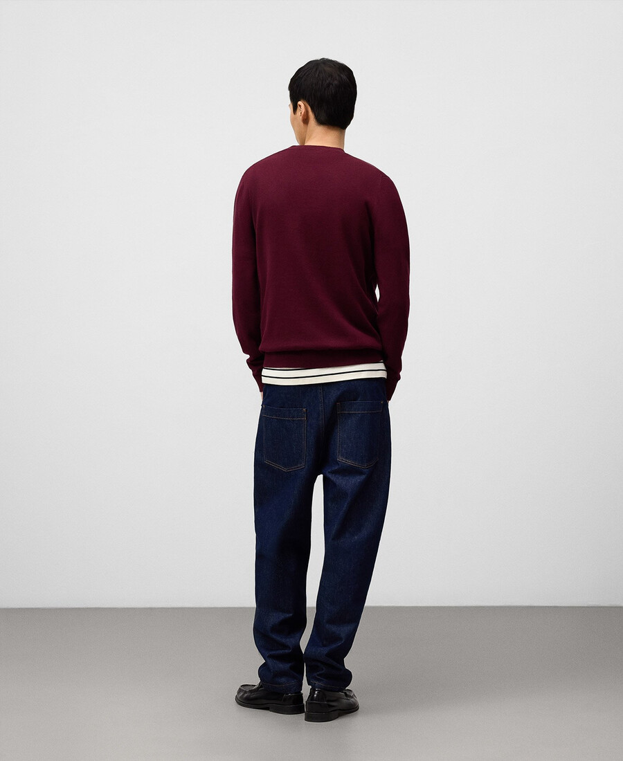 maglione girocollo vestibilità regolare da uomo