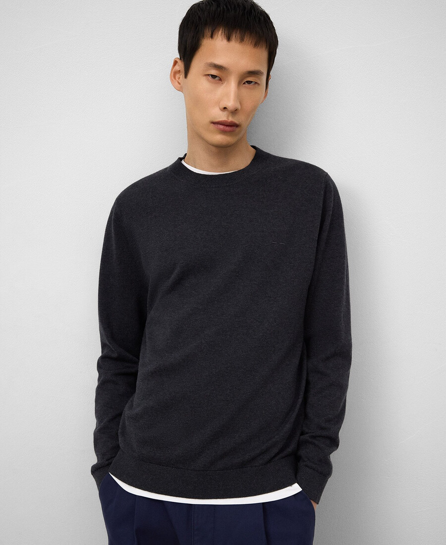 maglione girocollo vestibilità regolare da uomo