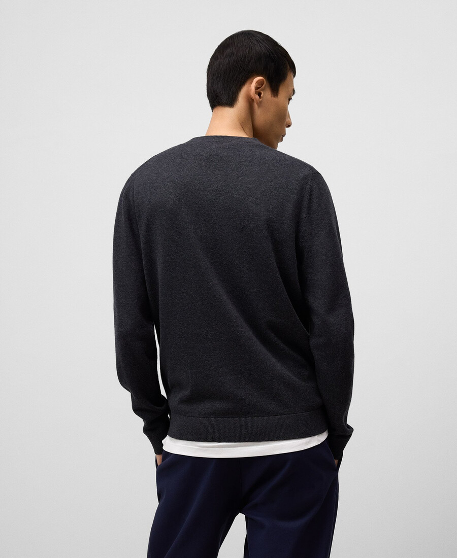 maglione girocollo vestibilità regolare da uomo