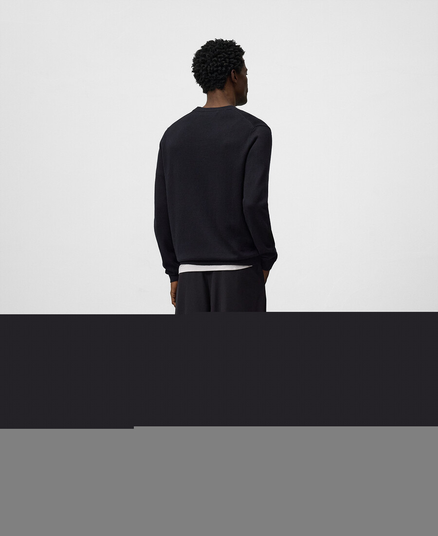 maglione uomo con scollo a v vestibilità regolare