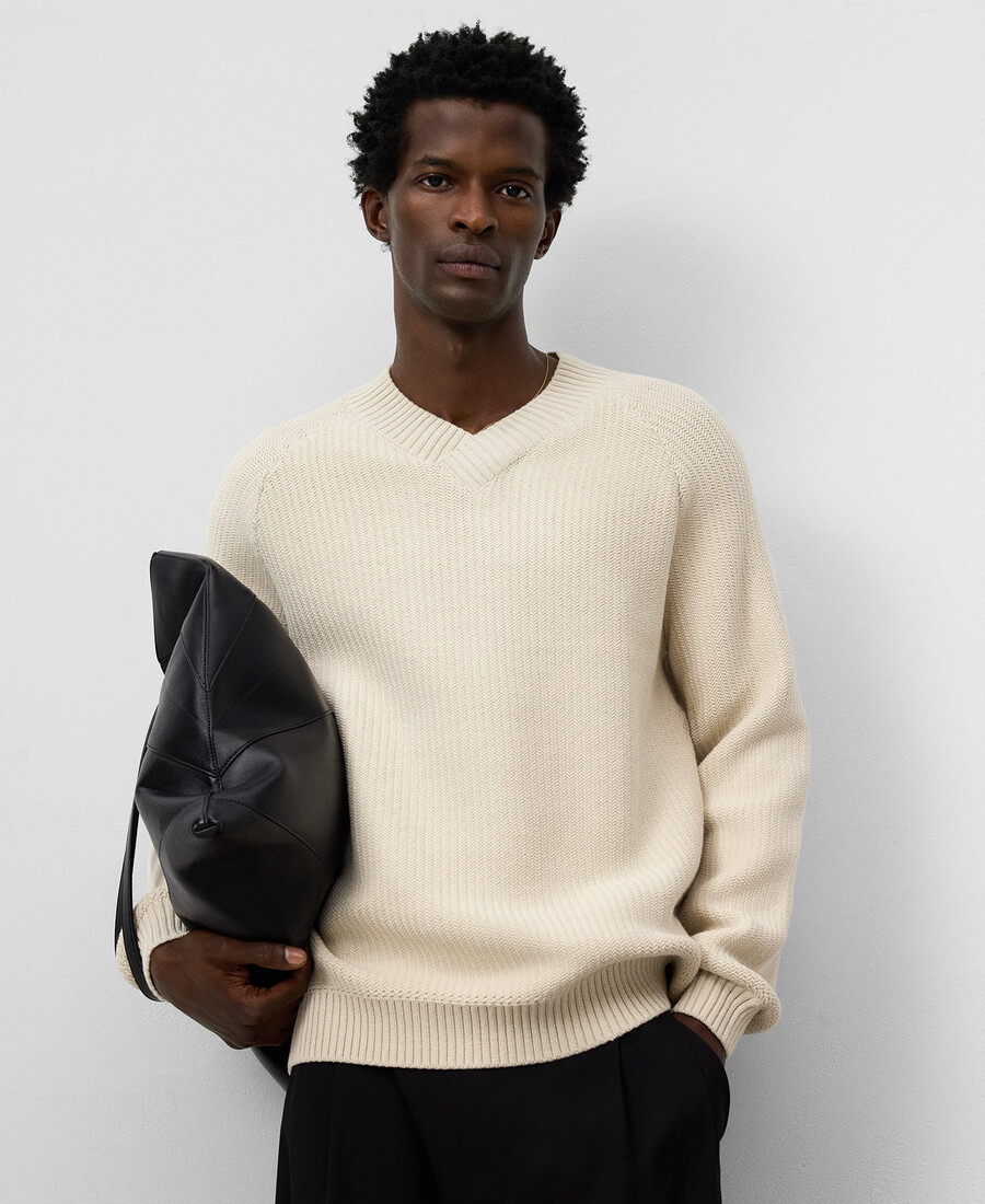 maglione con scollo a v kint da uomo