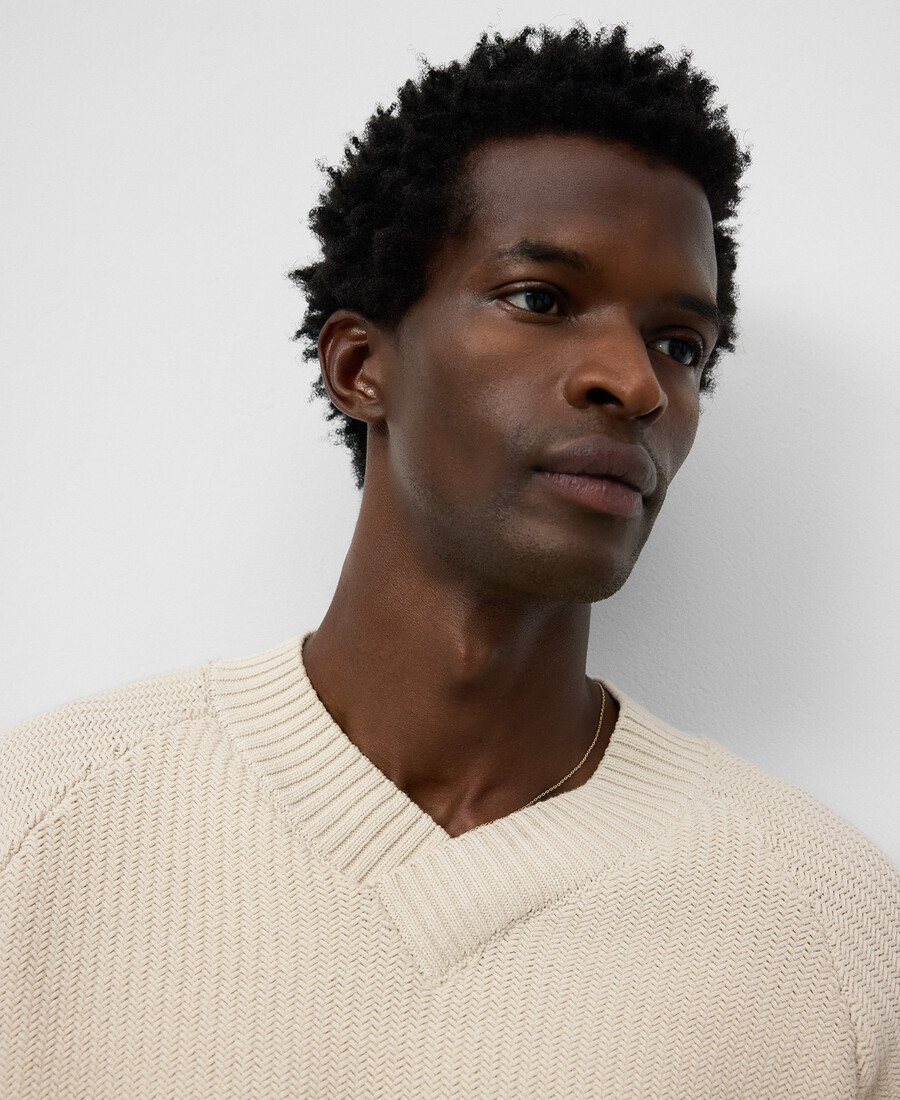 maglione con scollo a v kint da uomo
