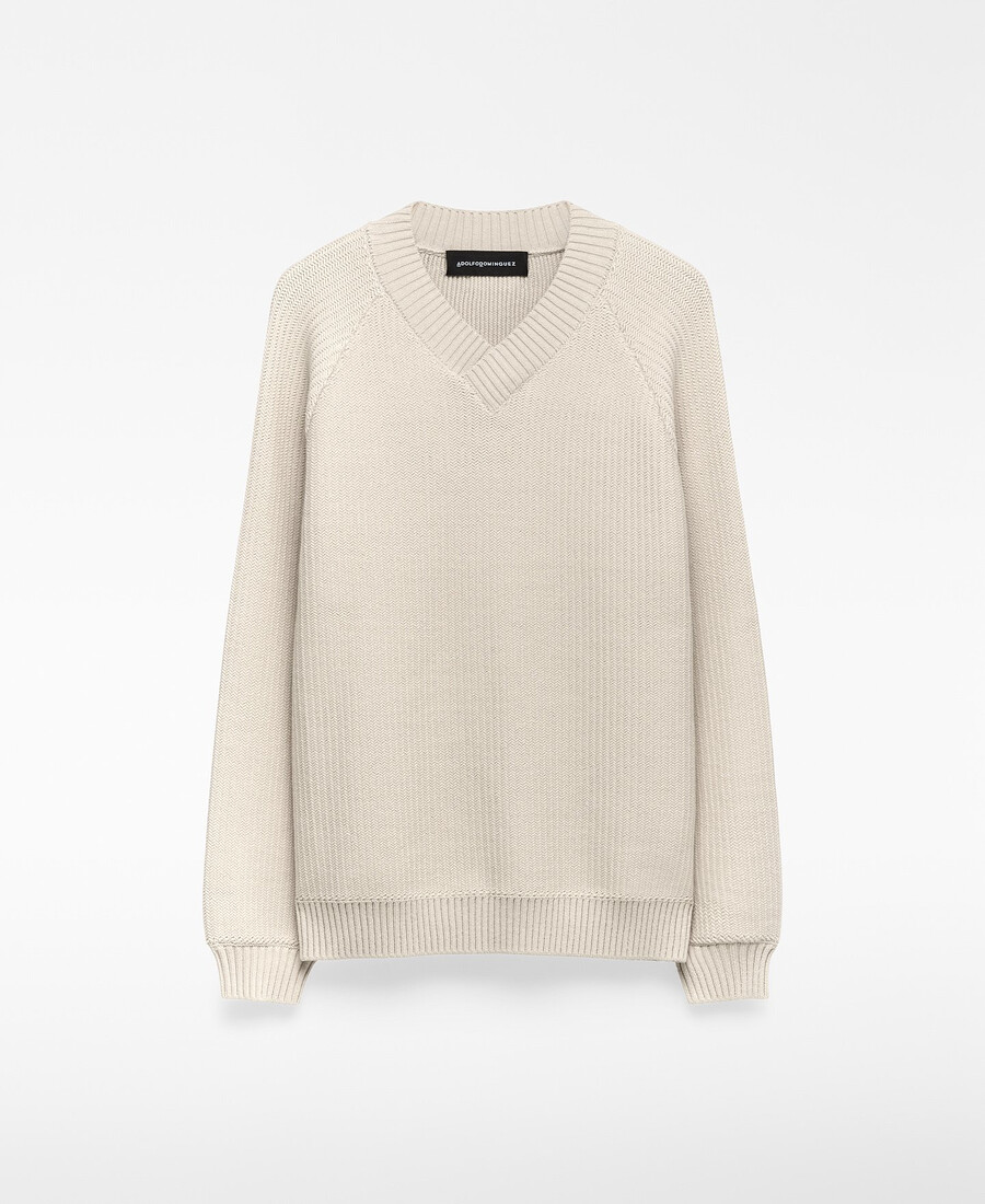 maglione con scollo a v kint da uomo