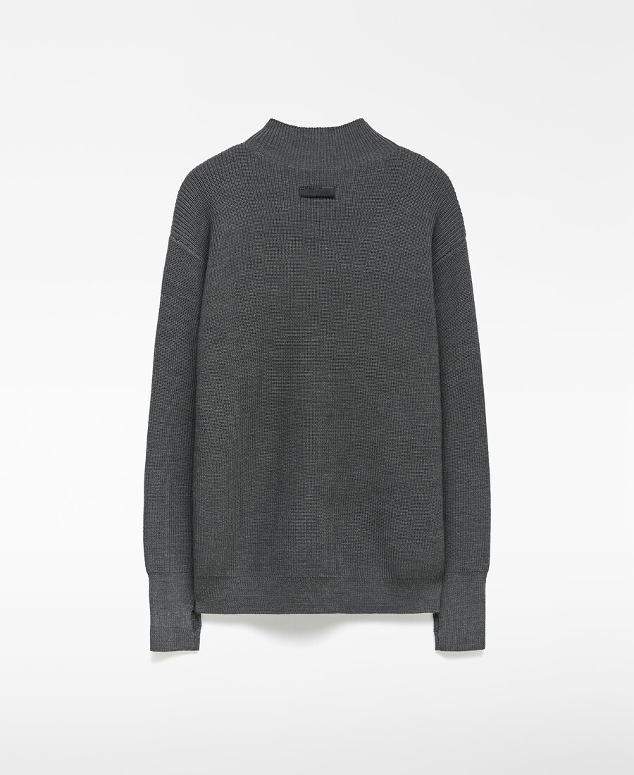 maglione da uomo in maglia con colletto perkins