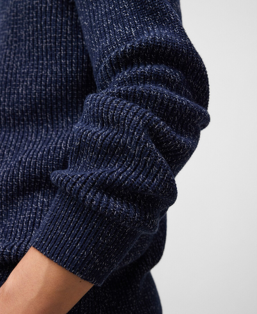 maglione mélange in cotone biologico da uomo