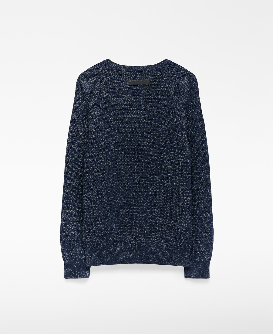 maglione mélange in cotone biologico da uomo