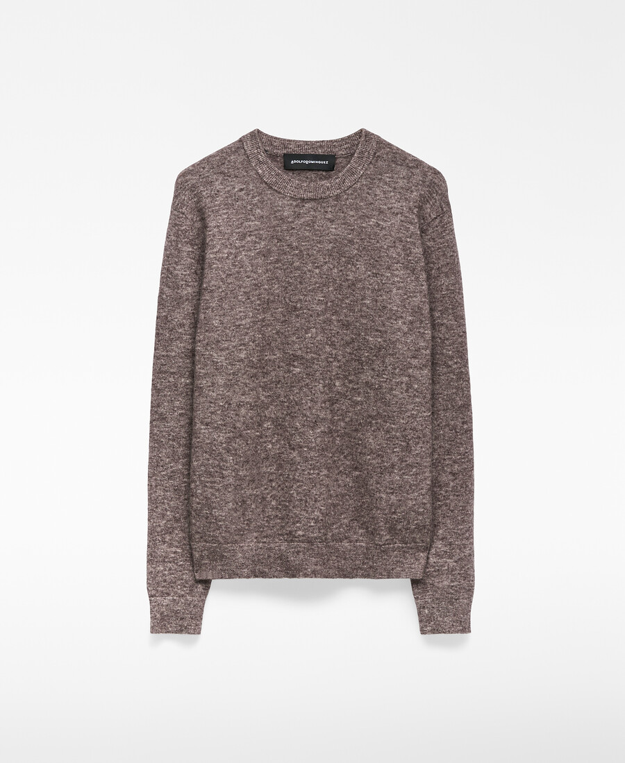 maglione lavorato a maglia con mohair e lana uomo