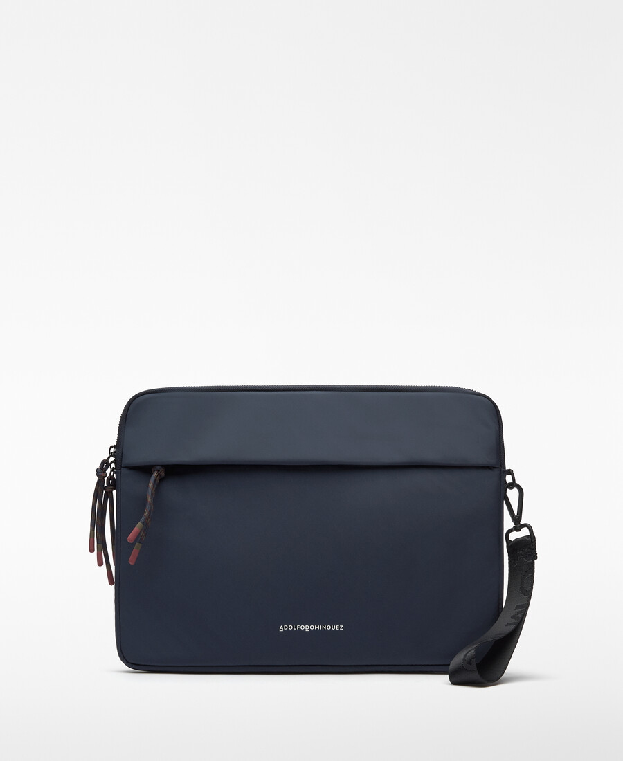 custodia per laptop in nylon da uomo