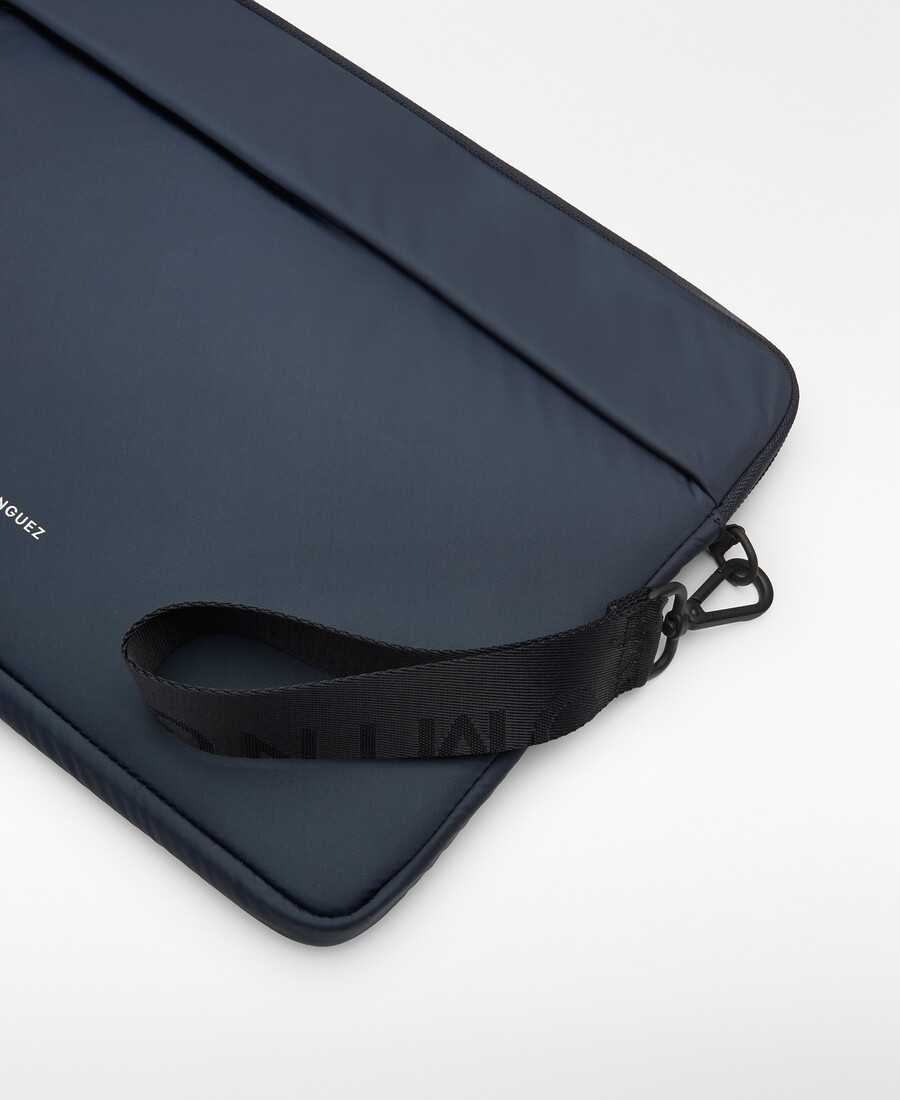 custodia per laptop in nylon da uomo