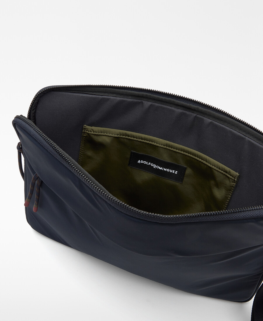 custodia per laptop in nylon da uomo