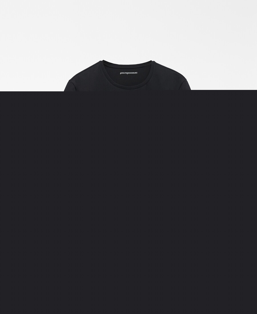 t-shirt slim fit in cotone biologico da uomo