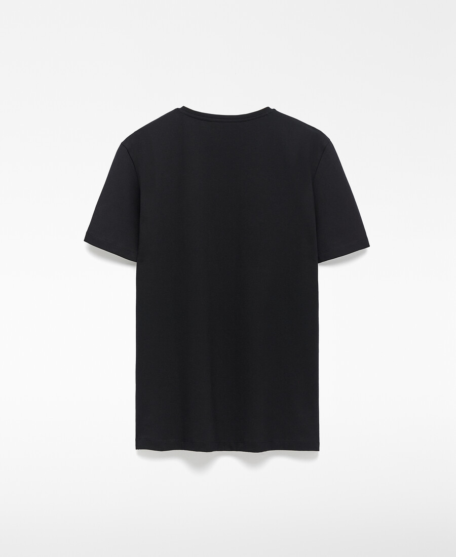 t-shirt slim fit in cotone biologico da uomo