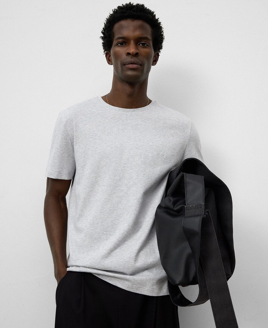 t-shirt uomo regular fit in cotone biologico