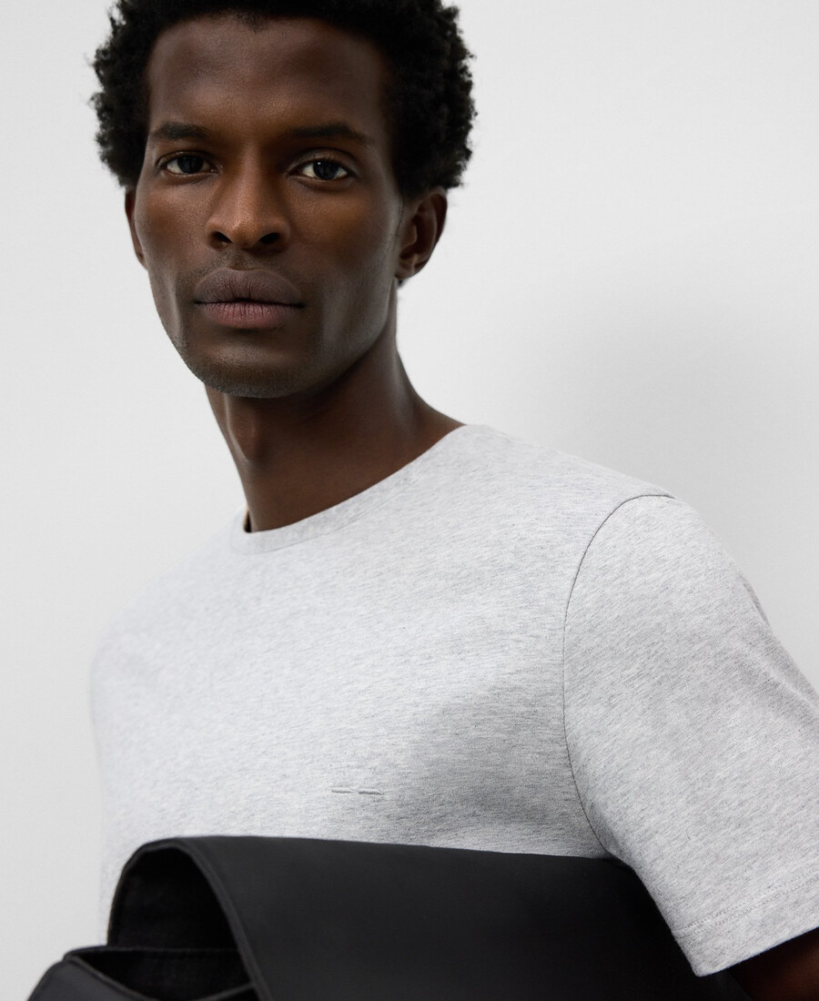 t-shirt uomo regular fit in cotone biologico
