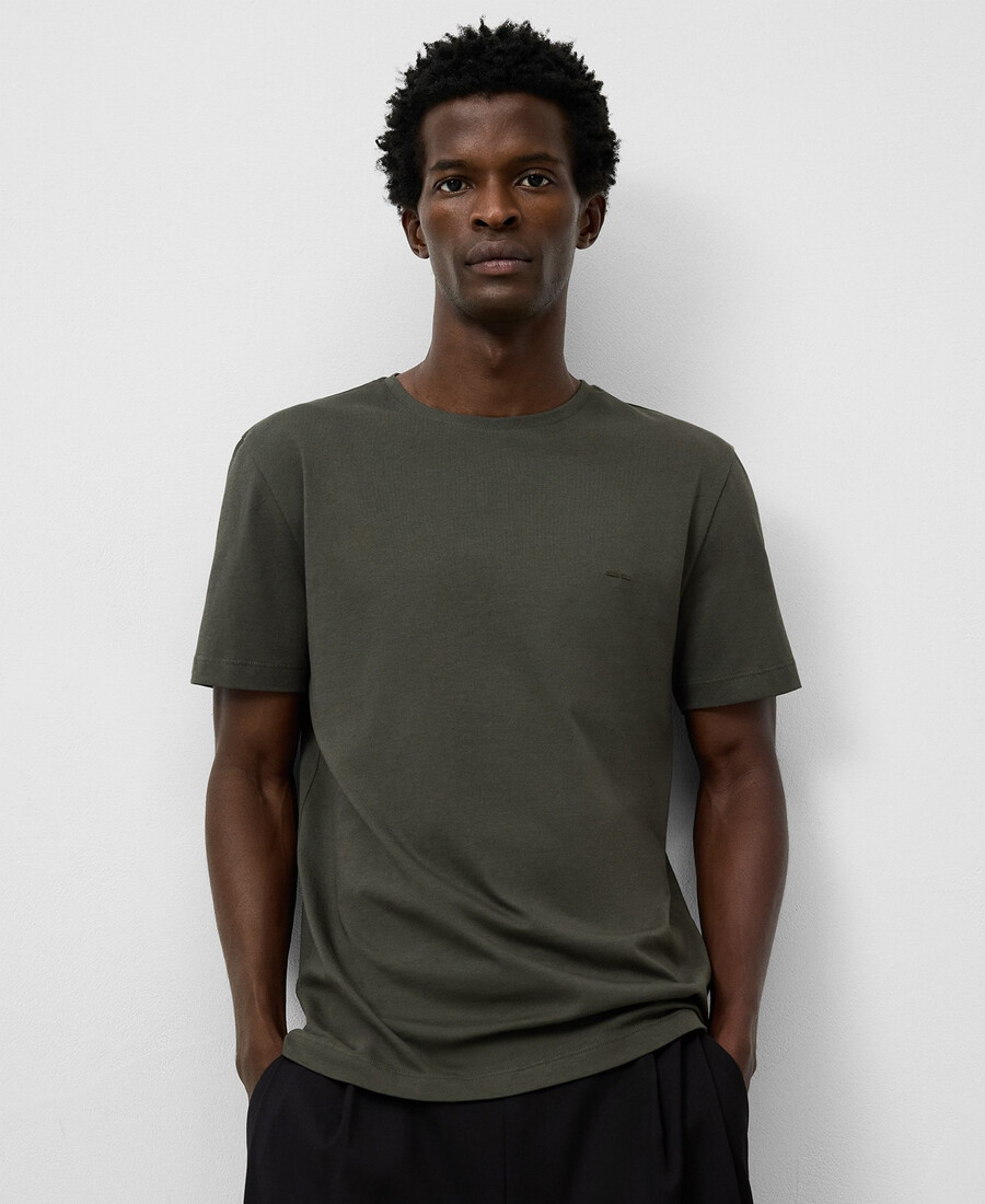 t-shirt uomo regular fit in cotone biologico
