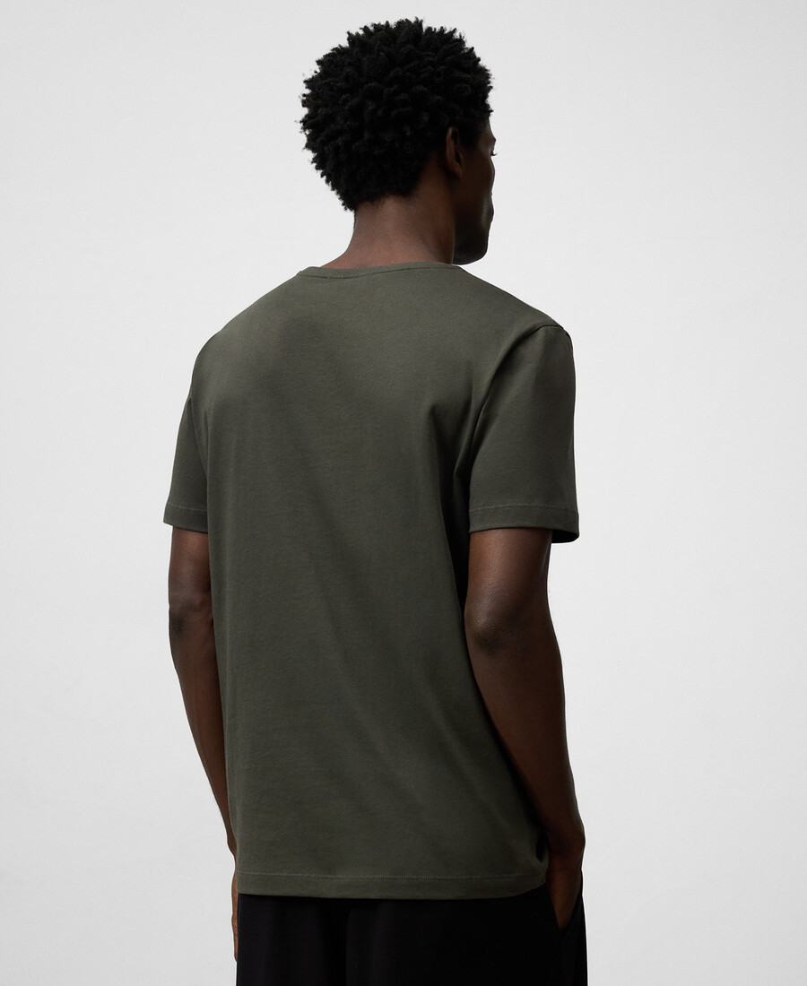 t-shirt uomo regular fit in cotone biologico