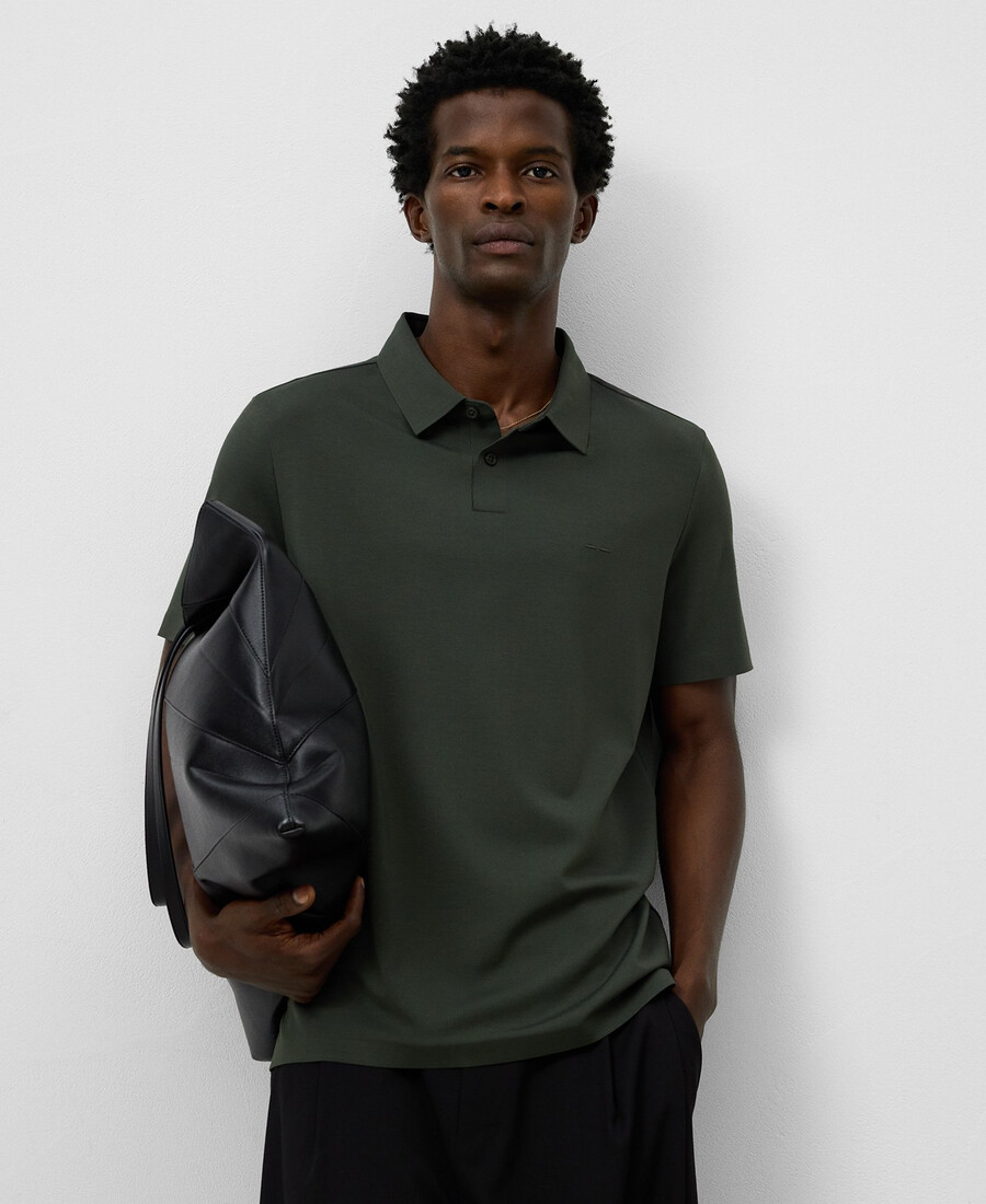 polo da uomo a maniche corte vestibilità regolare