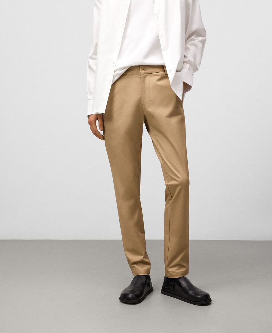 pantaloni chino slim fit da uomo