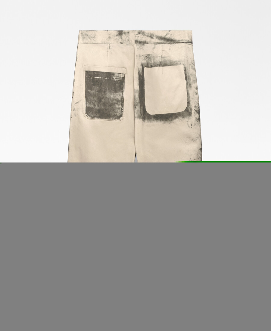 pantaloni uomo effetto invecchiato modello barrel fit