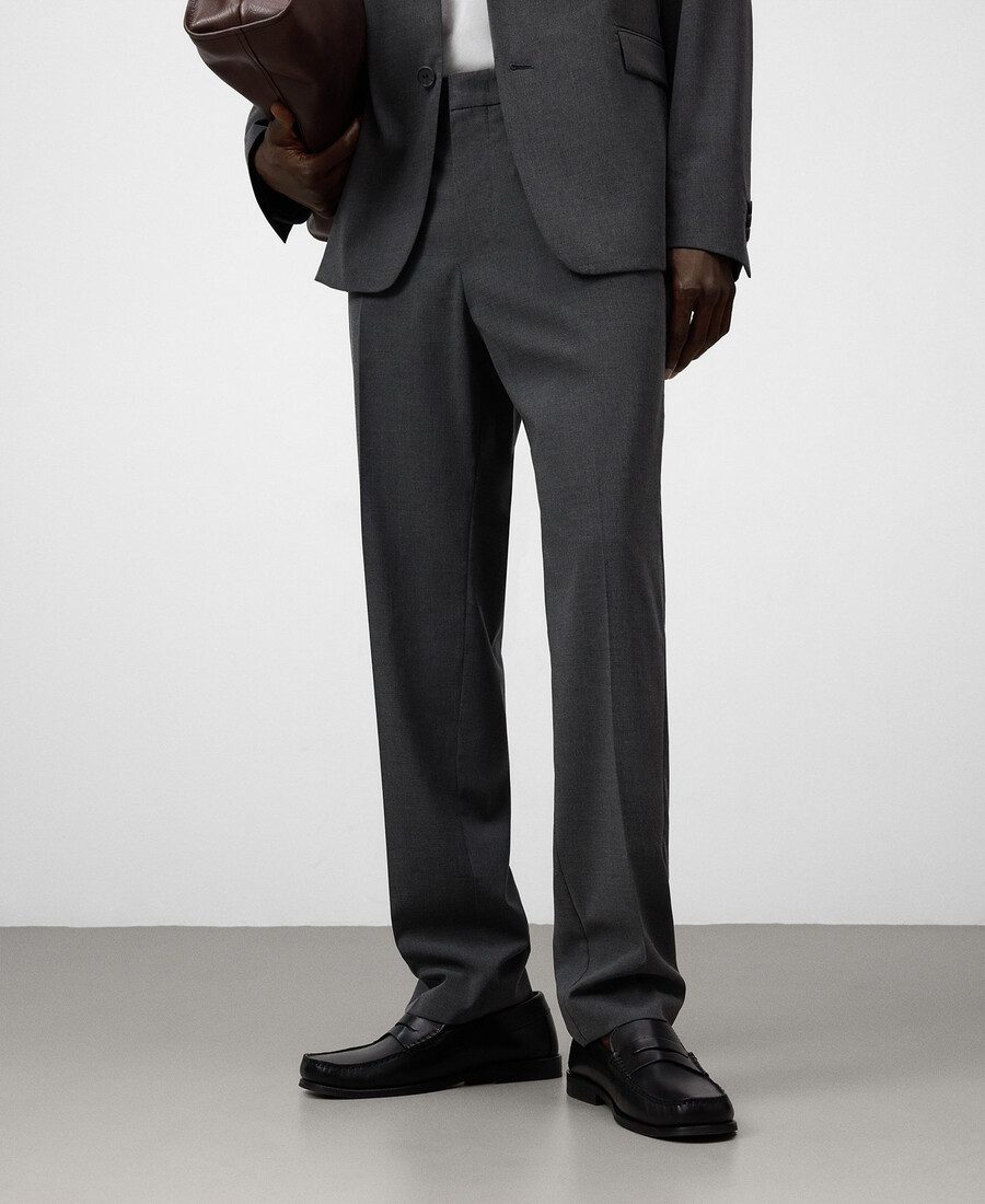 pantaloni sartoriali regular fit da uomo