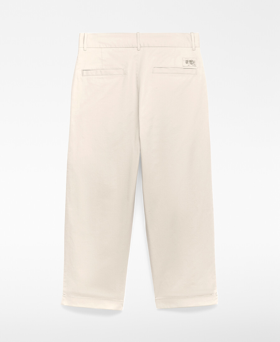 pantaloni dritti con pieghe uomo