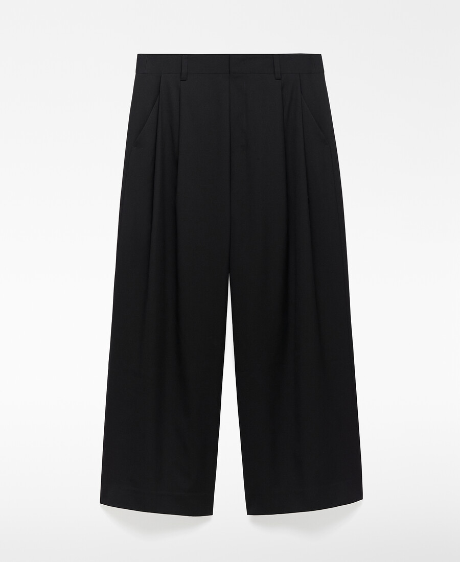 pantaloni oversize a doppia pince da uomo