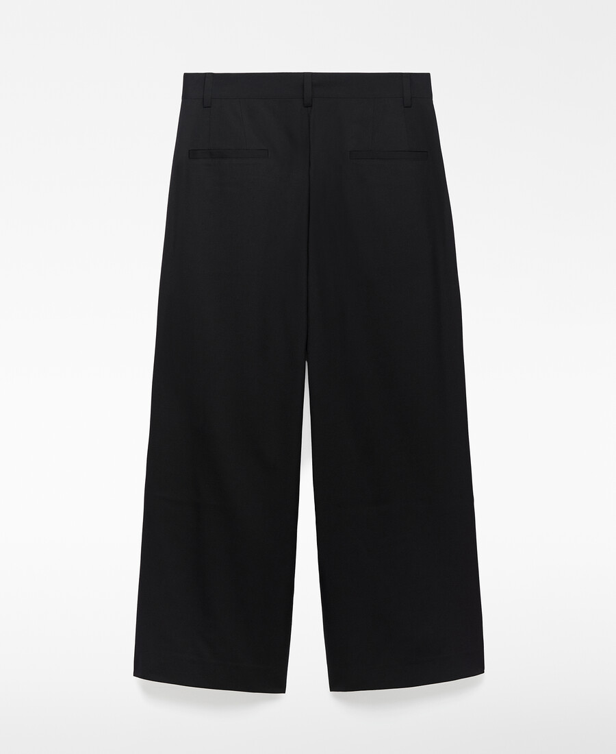 pantaloni oversize a doppia pince da uomo