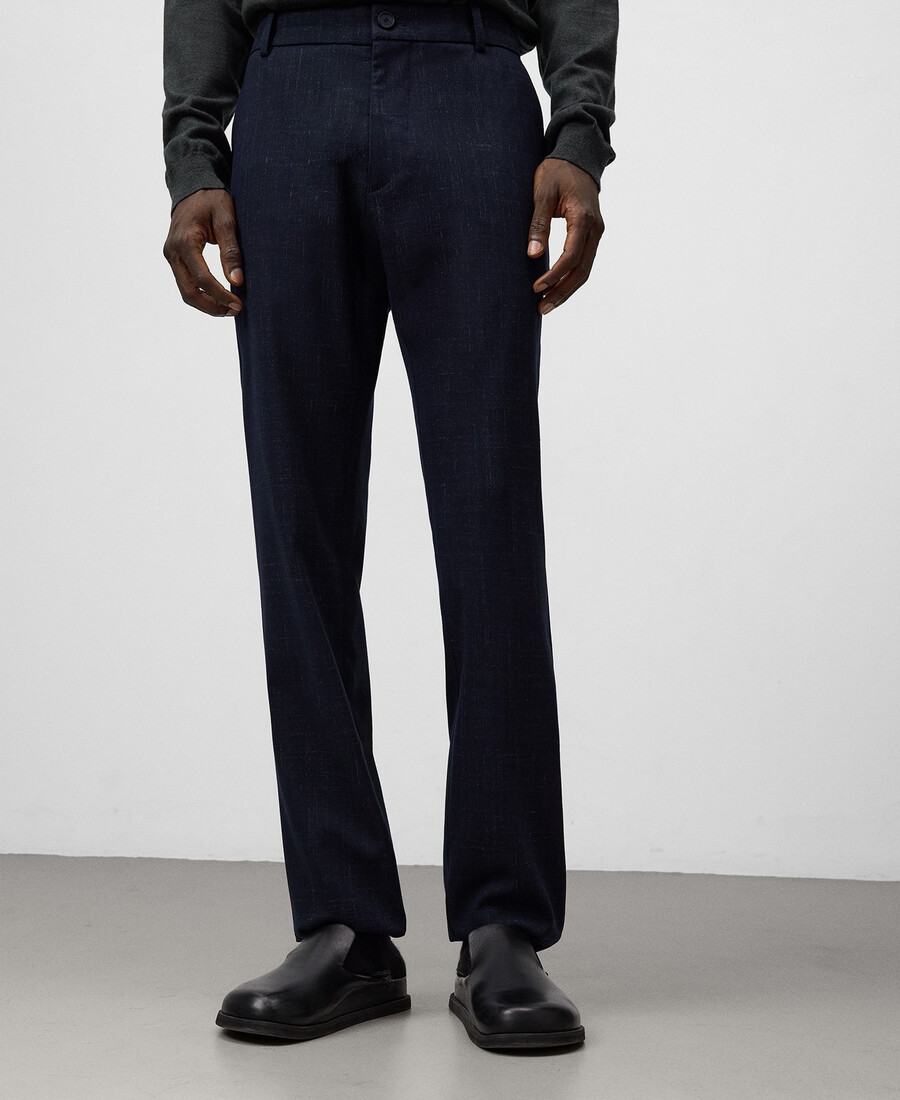 pantaloni sartoriali da uomo vestibilità regolare