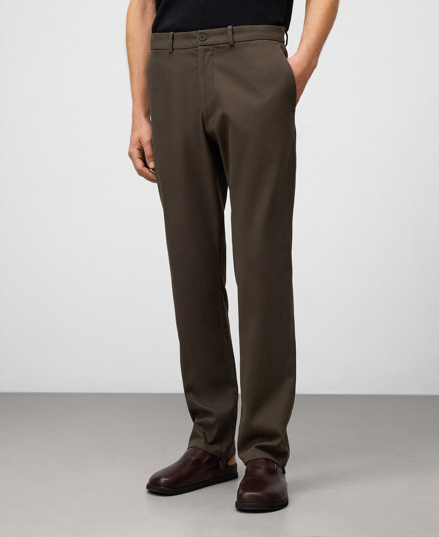 pantaloni chino regular fit da uomo