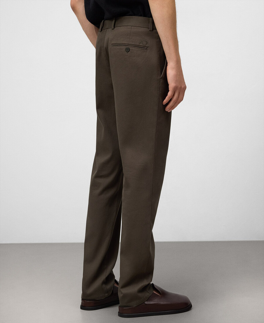 pantaloni chino regular fit da uomo