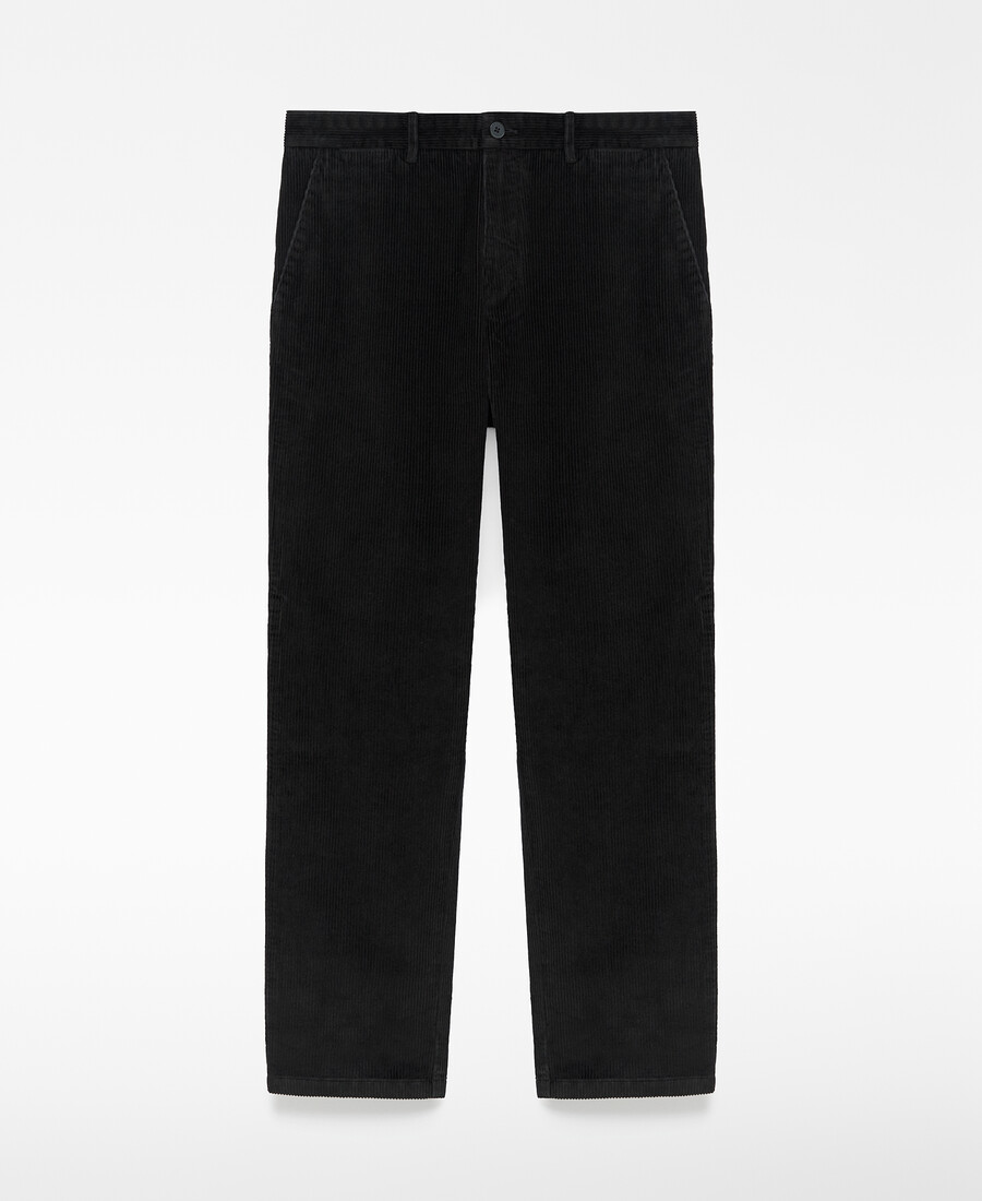 pantaloni chino in velluto a coste regular fit da uomo