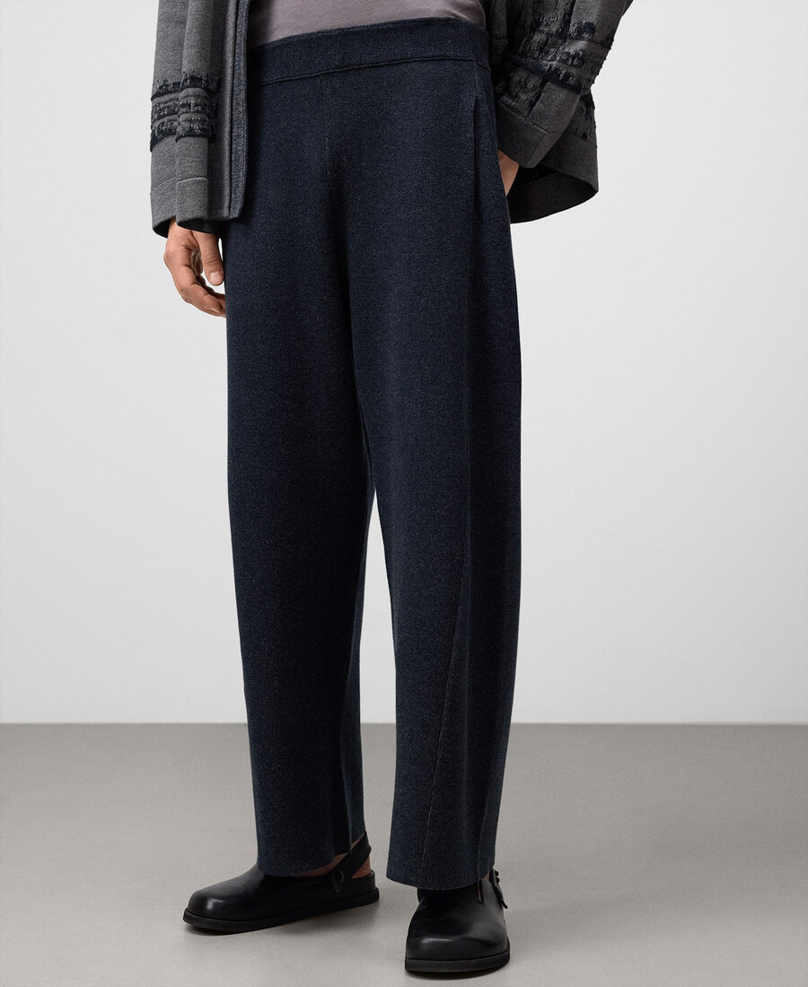 pantaloni da uomo in maglia aderente