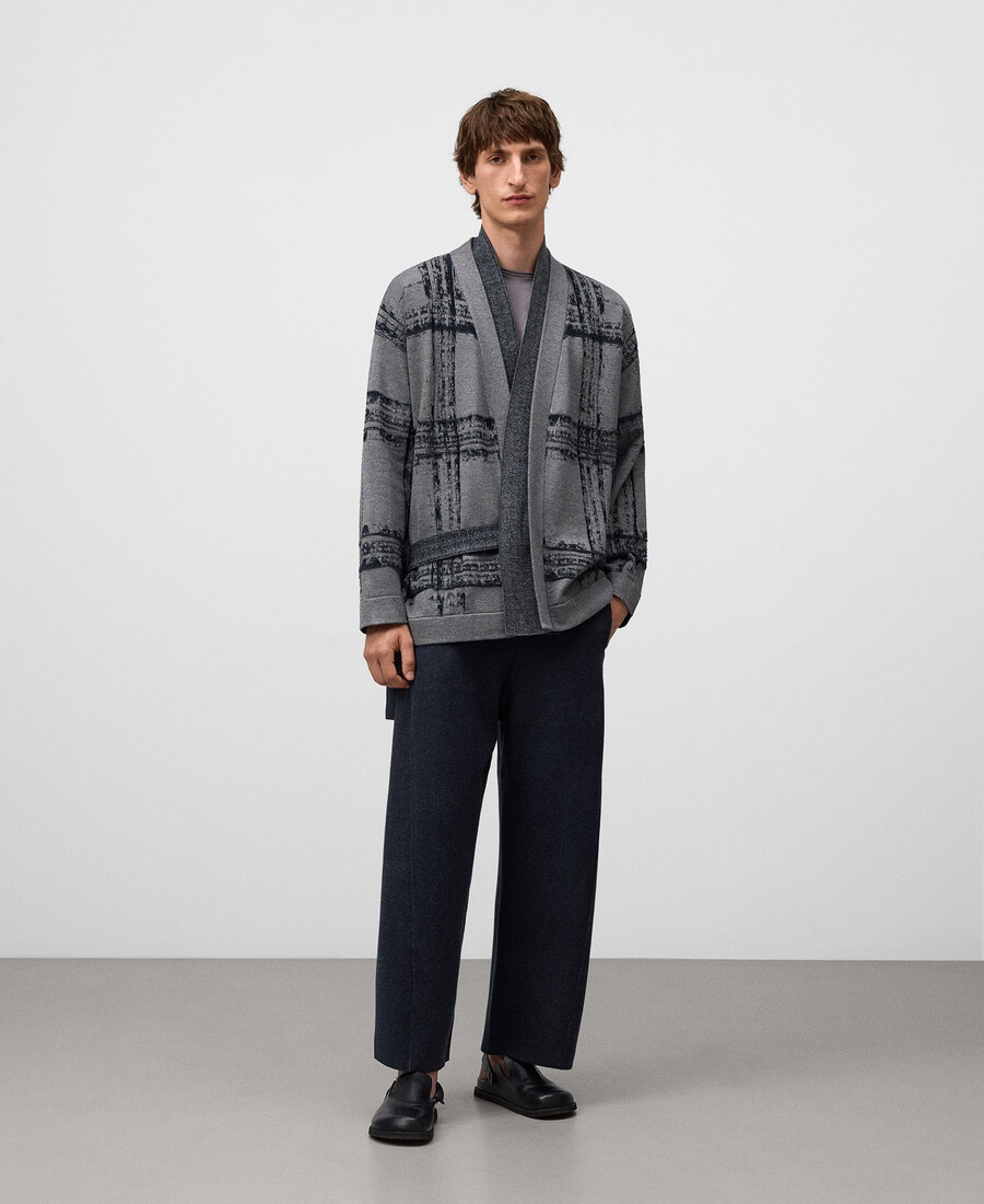 pantaloni da uomo in maglia aderente