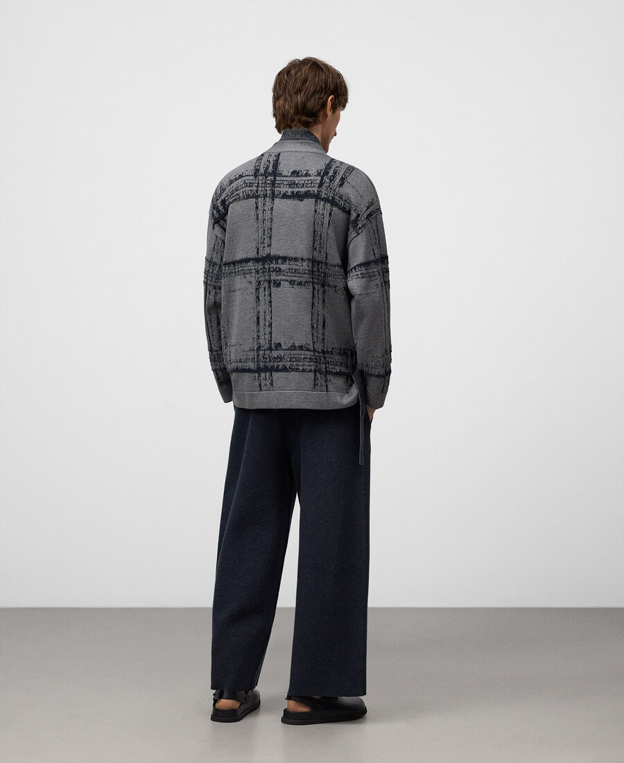 pantaloni da uomo in maglia aderente