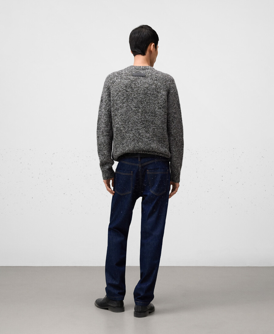 pantaloni in denim regular fit da uomo