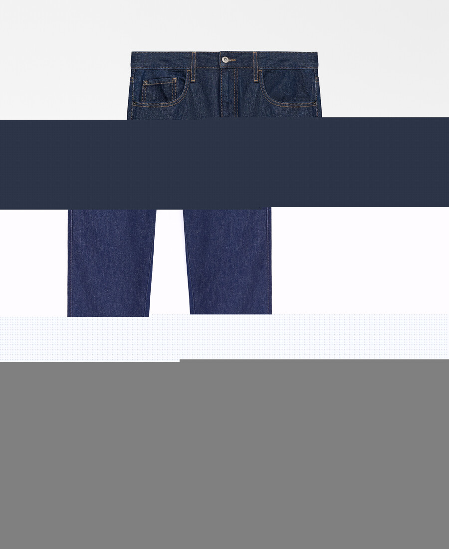 pantaloni in denim regular fit da uomo