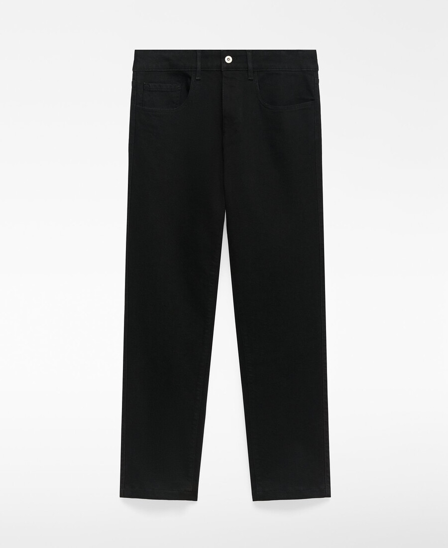 pantaloni in denim nero da uomo