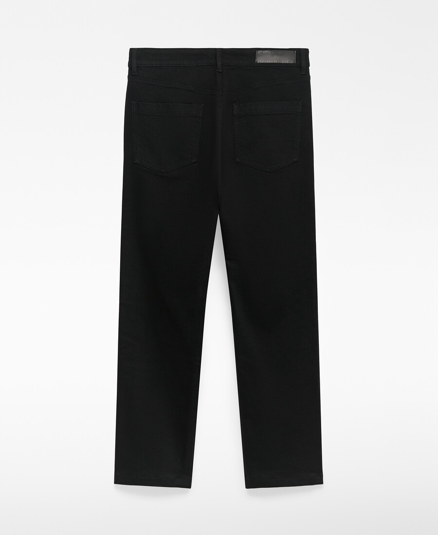 pantaloni in denim nero da uomo