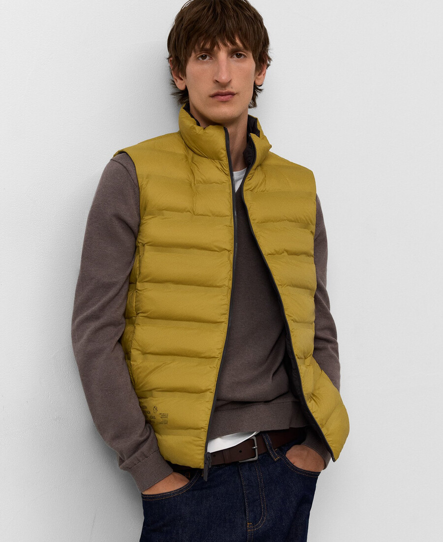 gilet imbottito reversibile uomo