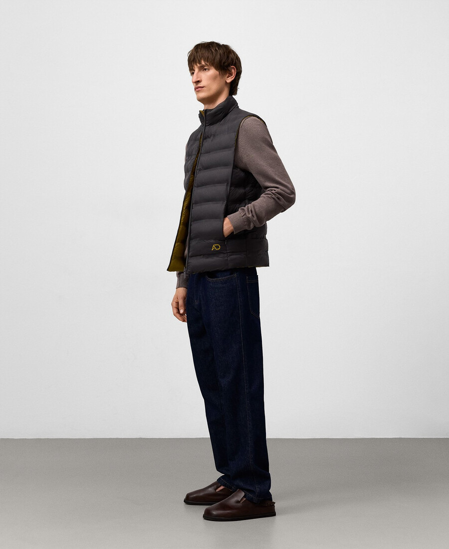 gilet imbottito reversibile uomo