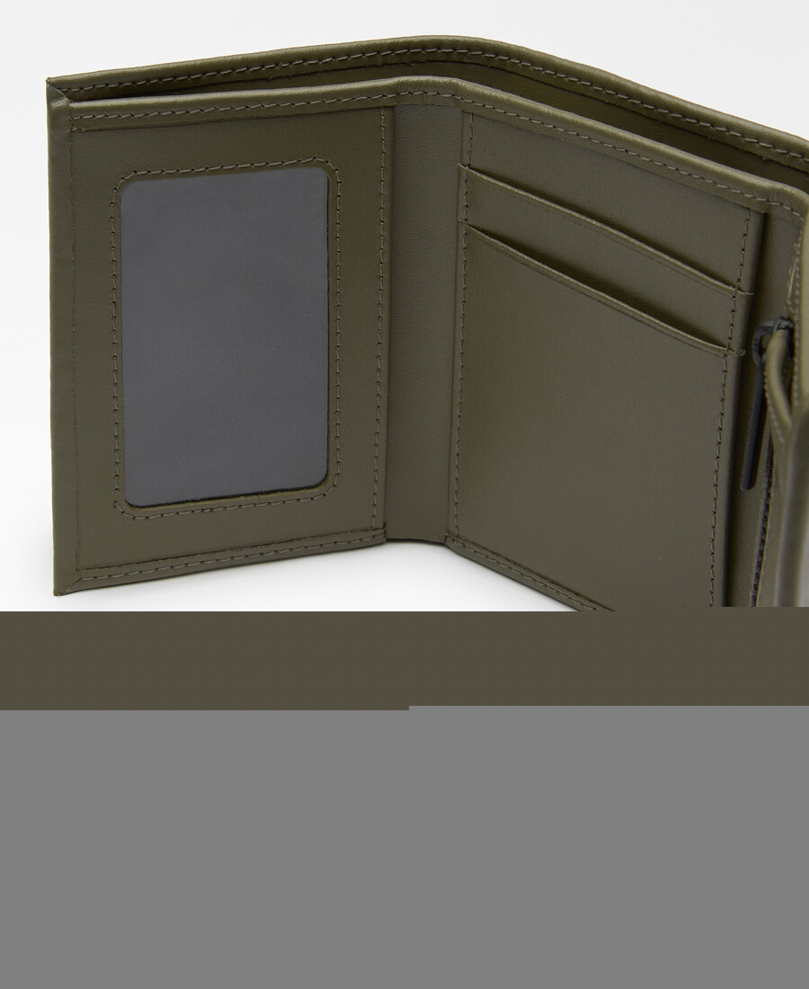 portafoglio in pelle con chiusura elastica uomo