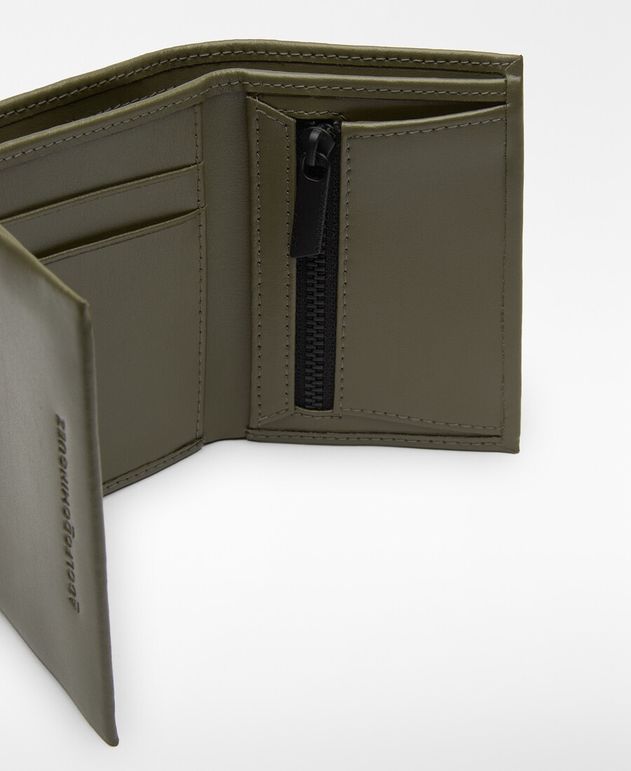 portafoglio in pelle con chiusura elastica uomo